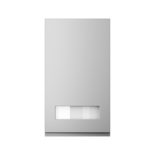 355 X 797 Letterbox Frame Includes Clear Glass - Strada White Gloss